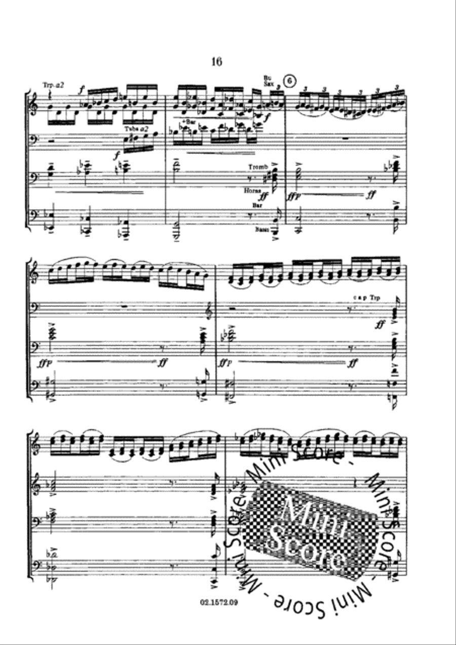 Triptiek voor Fanfare Concert Band scores gallery preview page 19
