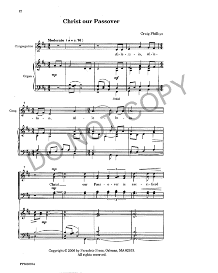 Festival Eucharist (Choral Score) 4-Part scores gallery preview page 13