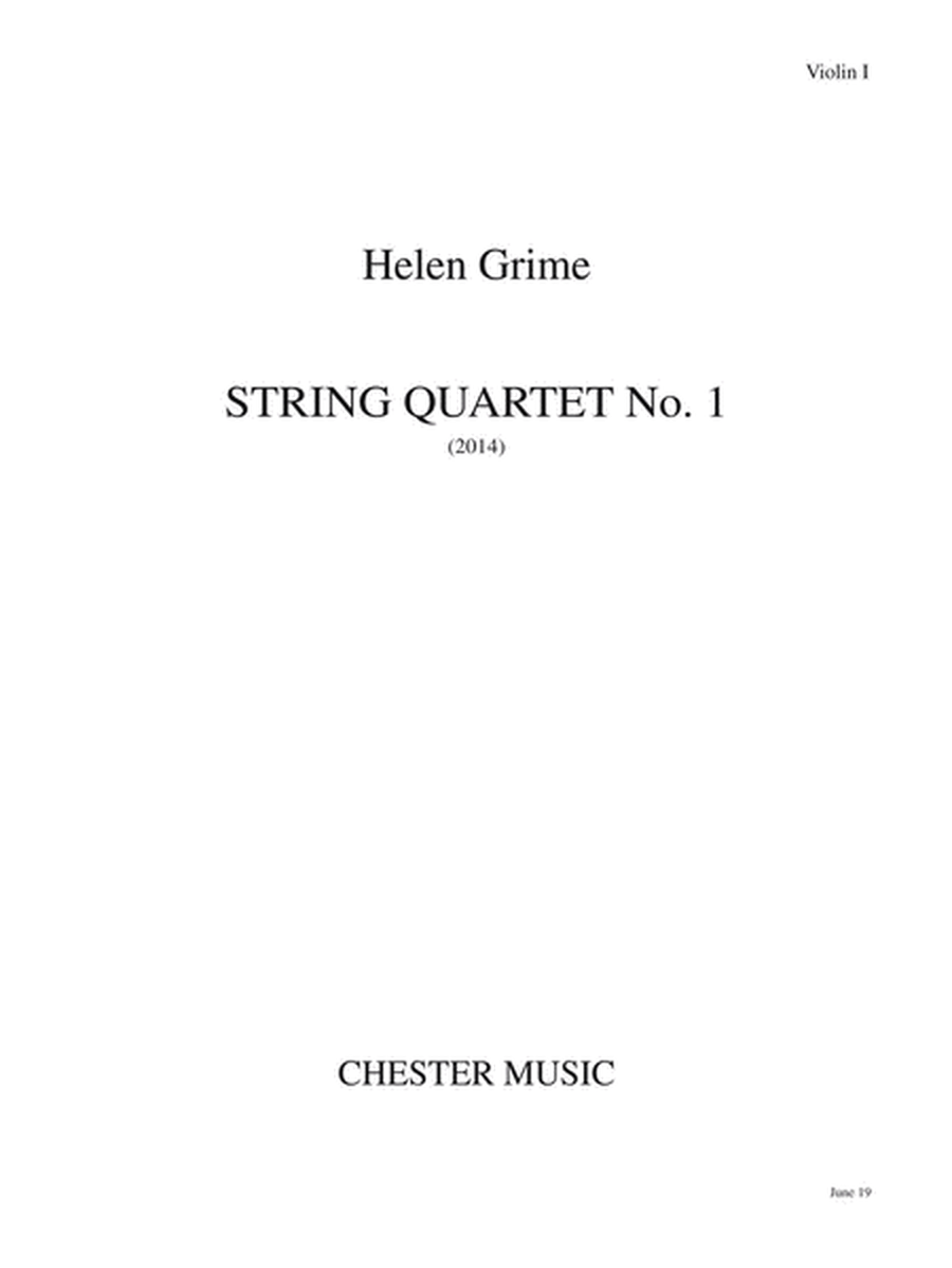 String Quartet No.1 Parts