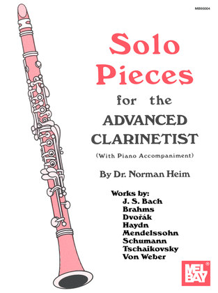 Book cover for Solo Pieces for the Advanced Clarinetist