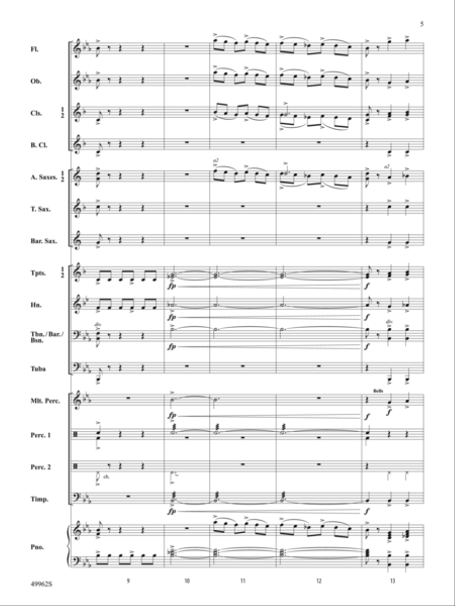 Cornerstone Celebration: Score Concert Band scores gallery preview page 5