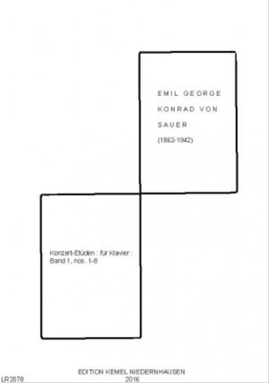 Konzert-Etüden Piano Solo scores gallery preview page 1