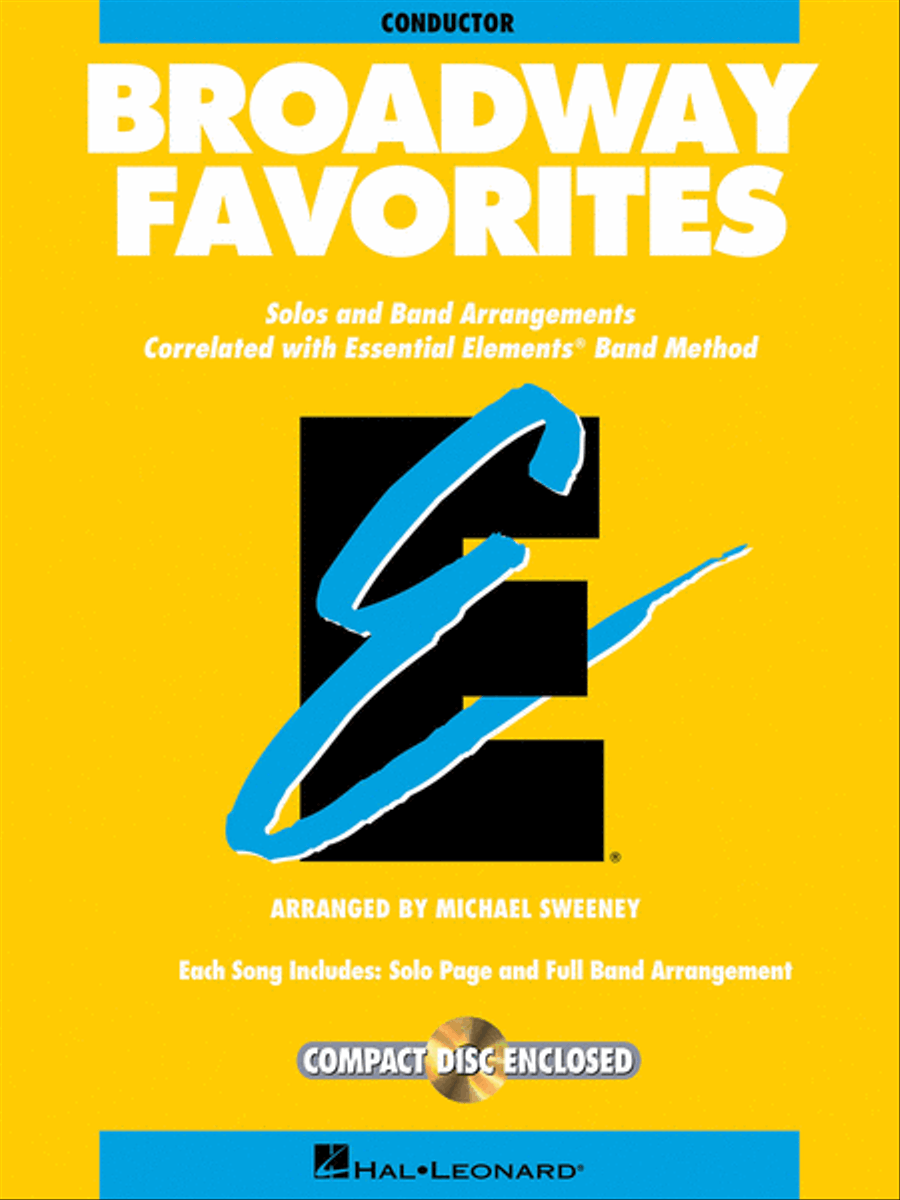Essential Elements Broadway Favorites Concert Band Methods scores gallery preview page 1