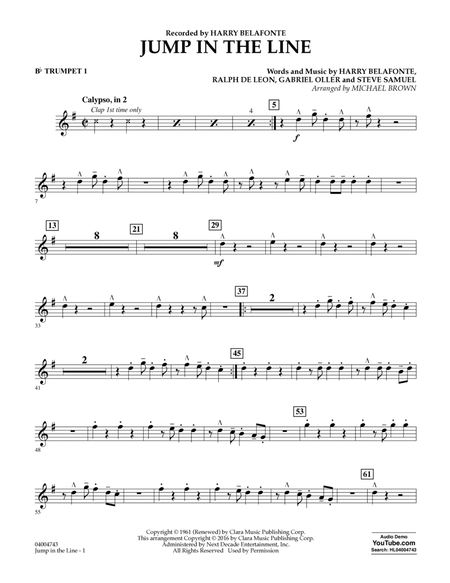 Jump in the Line - Bb Trumpet 1