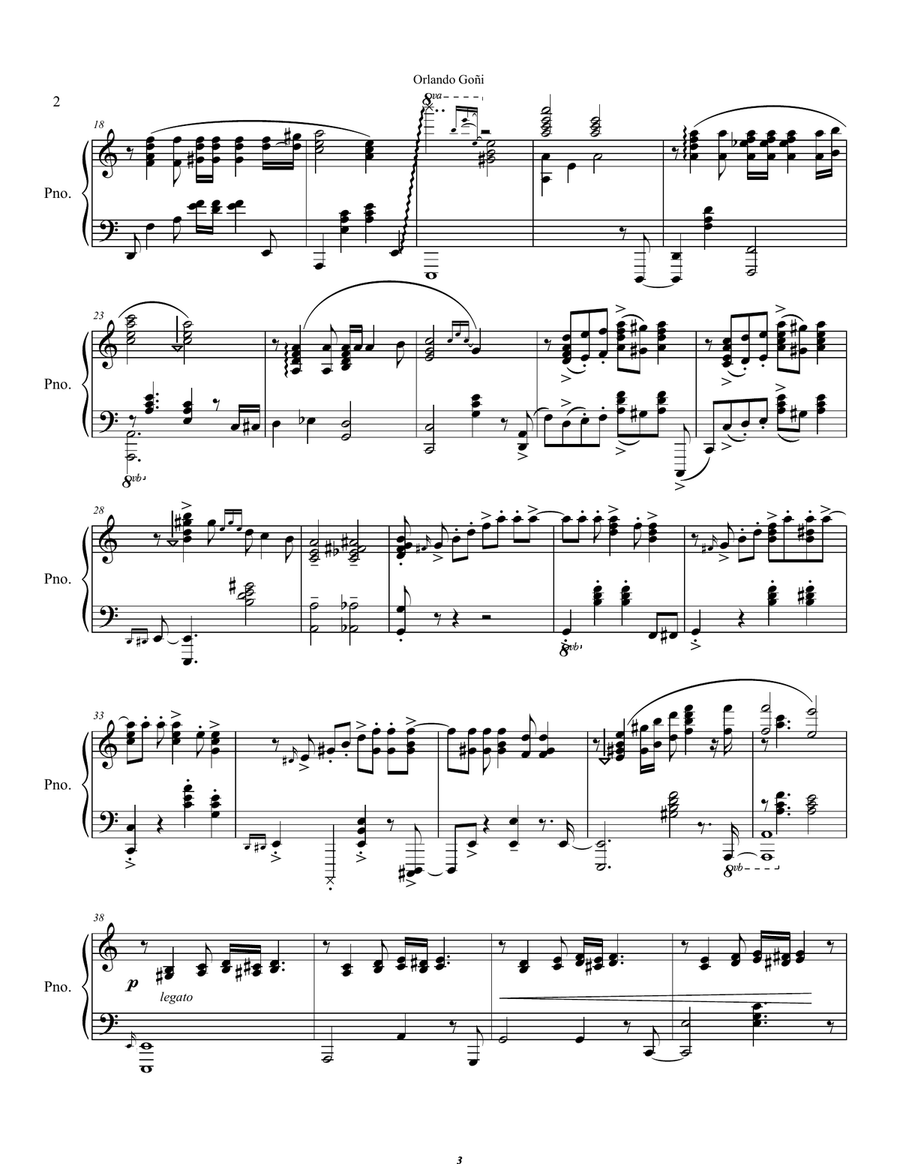 A Orlando Goñi Piano Solo scores gallery preview page 2