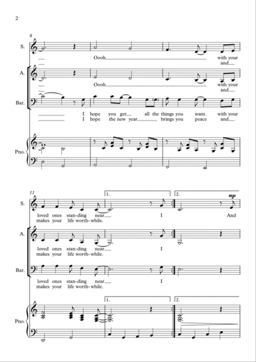 Spread The Love This Christmas 3-Part scores gallery preview page 2