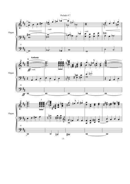 Organ Prelude # 7 Solemn Prelude
