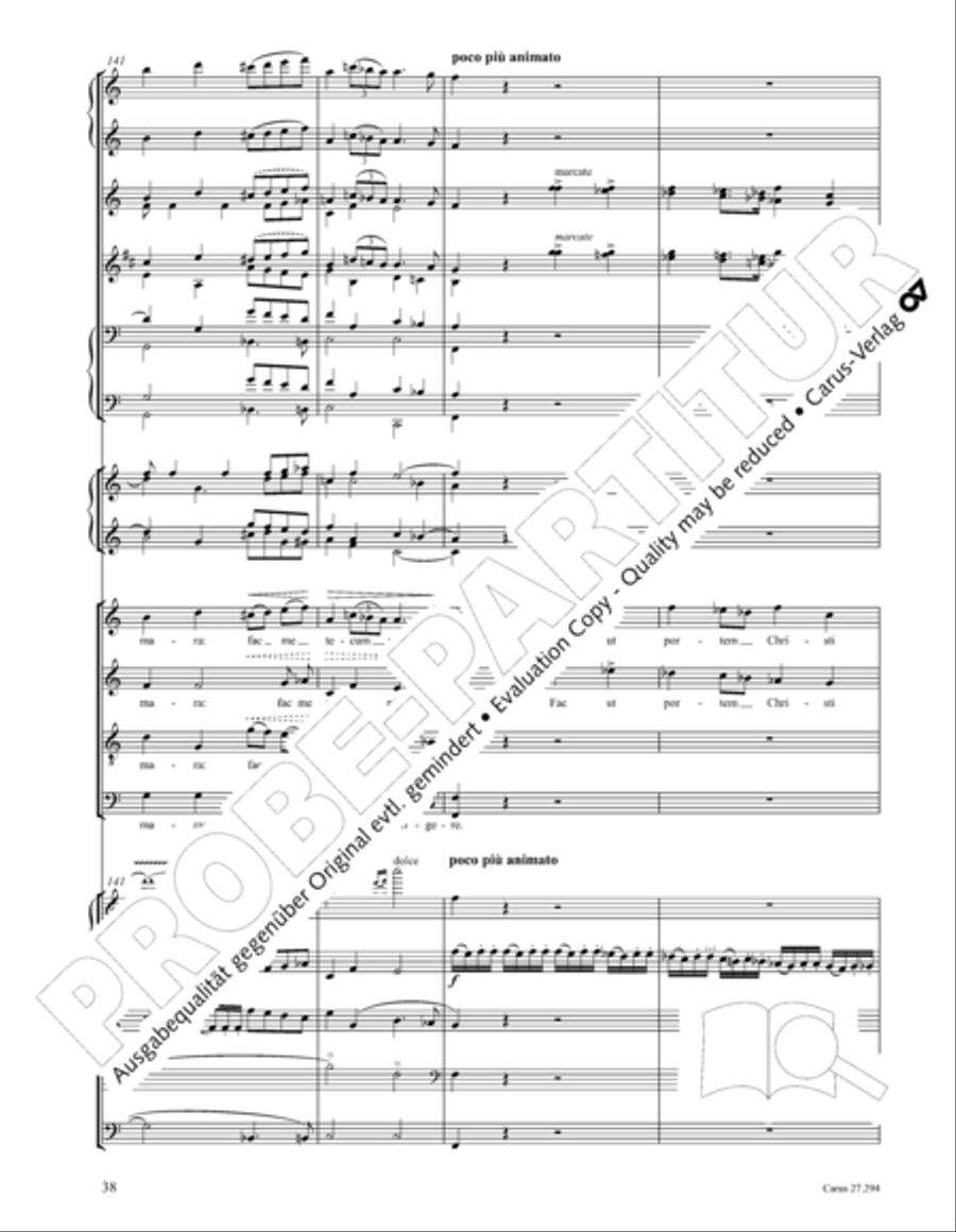 Stabat mater Stabat mater 4-Part scores gallery preview page 39