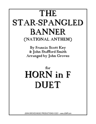 Book cover for The Star-Spangled Banner (National Anthem) - French Horn Duet