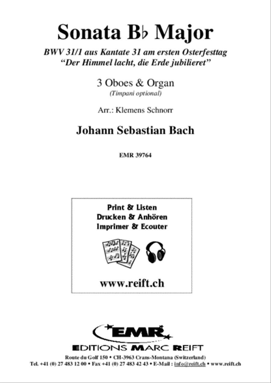 Sonata Bb Major Sonata Bb Major Oboe scores gallery preview page 2