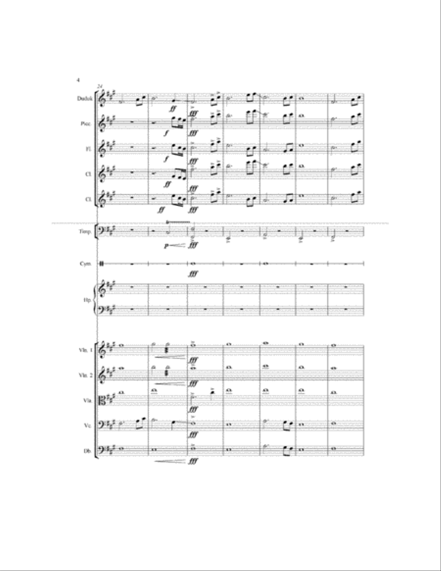 HEART BROLEN CHINESE GIRL Large Ensemble scores gallery preview page 4
