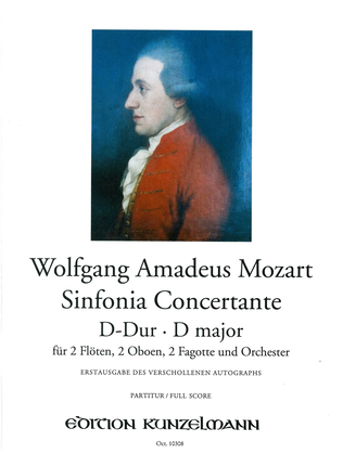 Book cover for Sinfonia concertante in D major