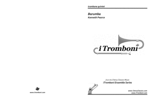 Book cover for Barumba for Trombone Quintet from iTromboni