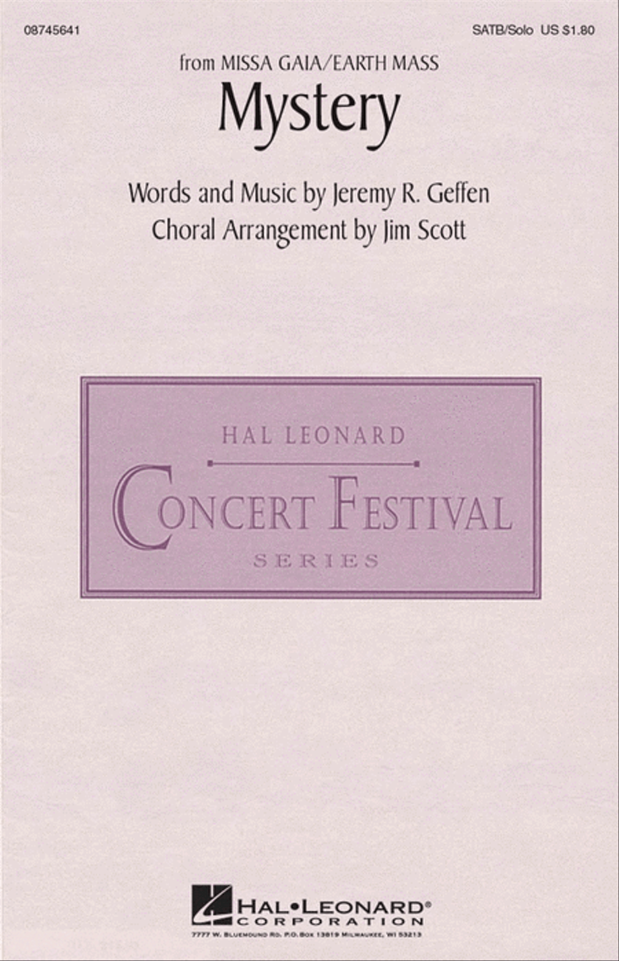 Mystery 4-Part scores gallery preview page 1