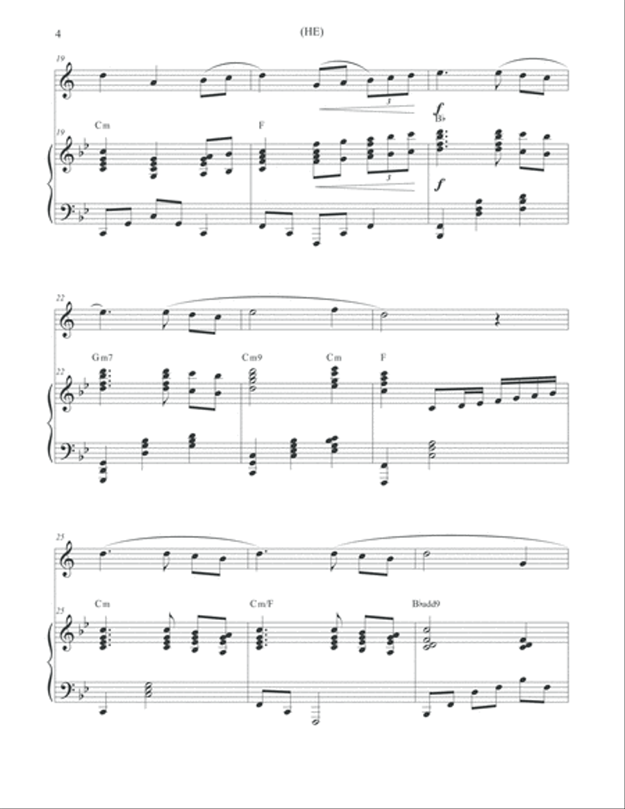 He Trumpet Solo scores gallery preview page 4