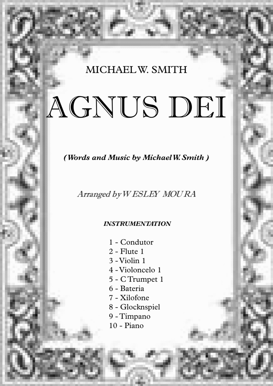 Agnus Dei Flute scores gallery preview page 1