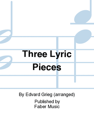 Book cover for Three Lyric Pieces