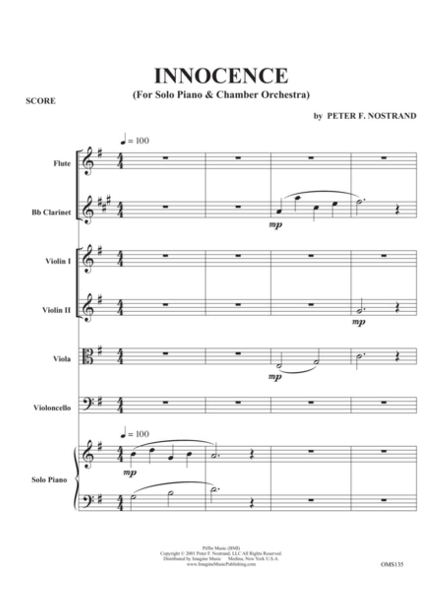 Innocence Innocence Chamber Orchestra scores gallery preview page 2