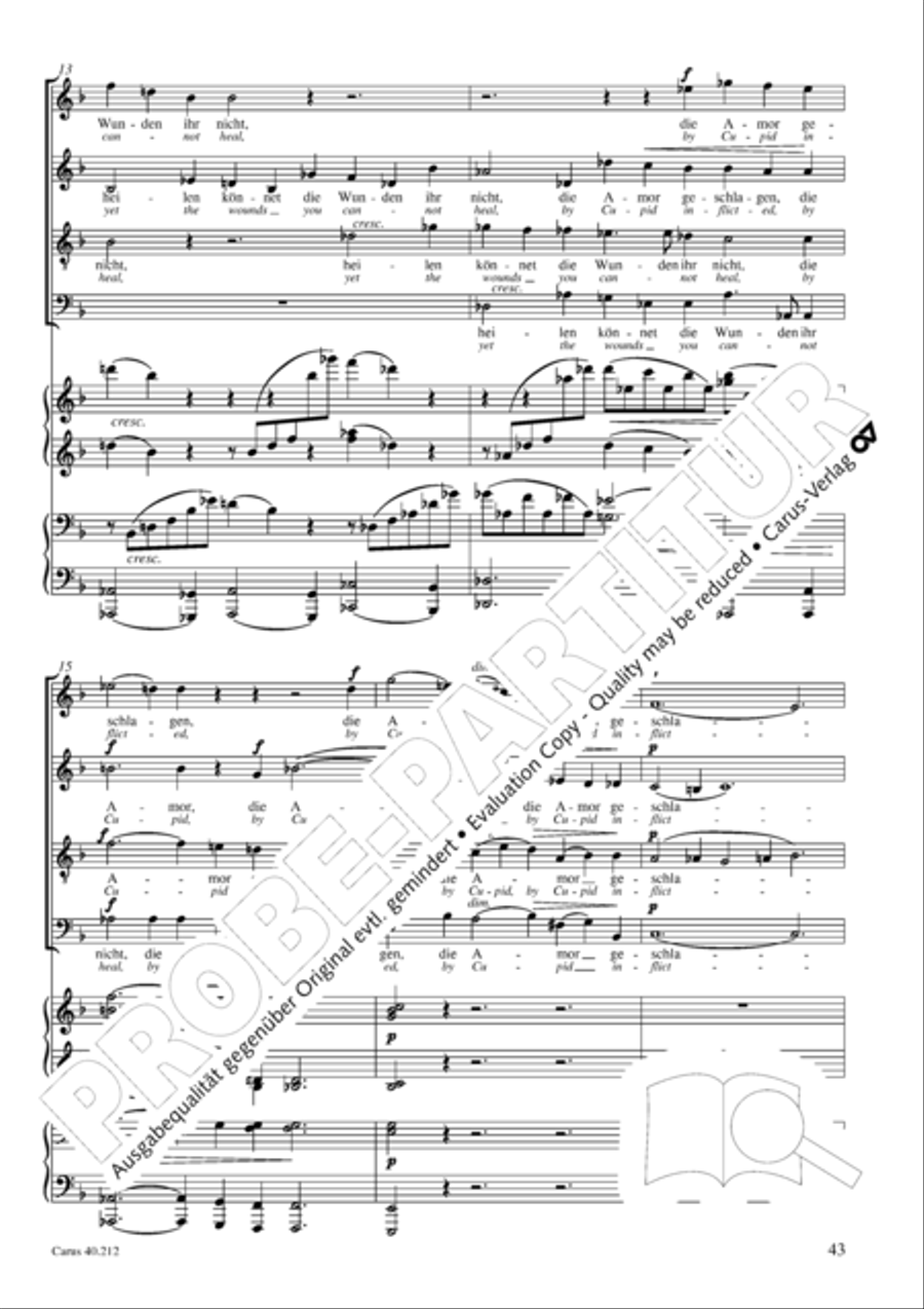 Neue Liebeslieder-Walzer, Op. 65 Choir scores gallery preview page 44