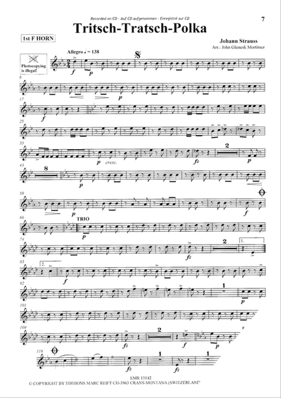 Play The 1st Horn With The Philharmonic Wind Orchestra Concert Band scores gallery preview page 7