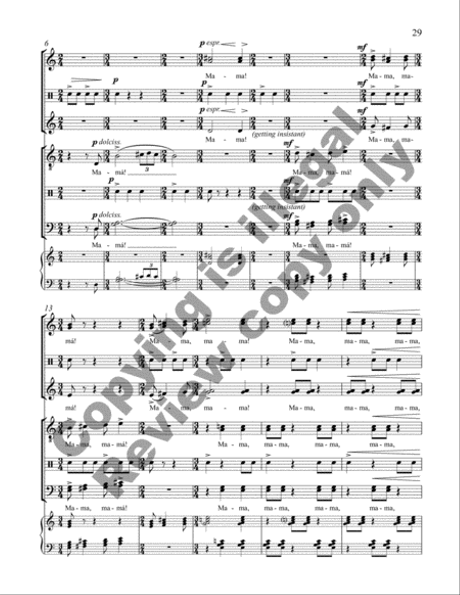 Landscapes and Silly Songs Divisi scores gallery preview page 38