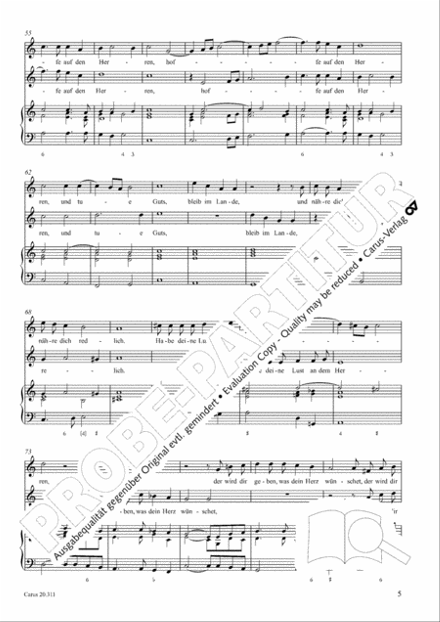 Habe deine Lust an dem Herren Score scores gallery preview page 6
