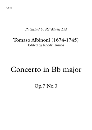 Book cover for Albinoni Concerto Bb major Op.7 No.3 - solo trumpets and piccolo trumpet parts
