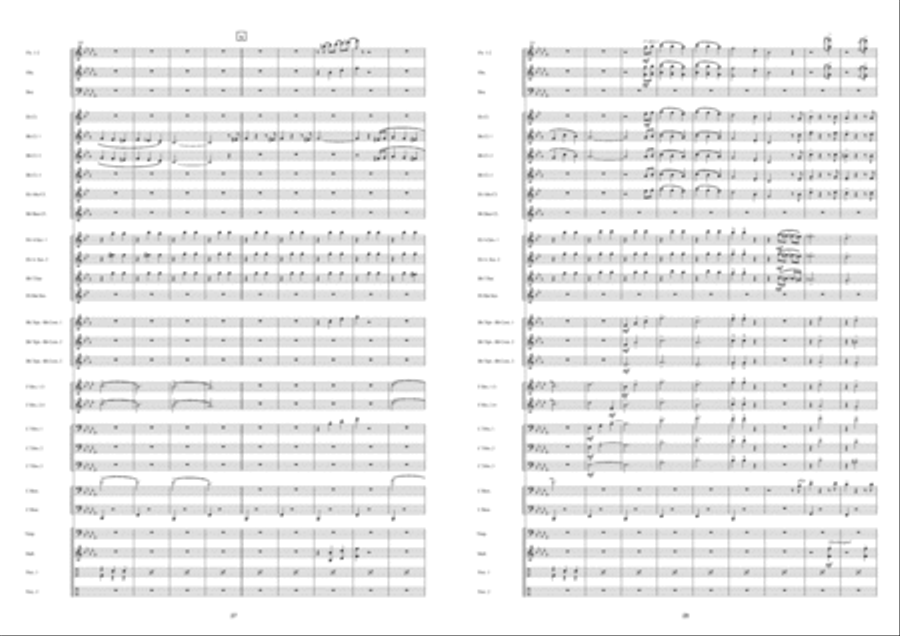 Edith Piaf ! Concert Band scores gallery preview page 15