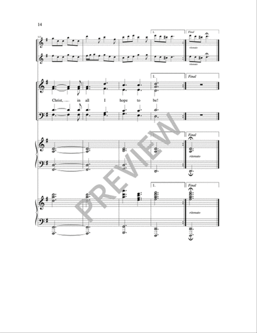 The Lorica of Ballyloughlin 4-Part scores gallery preview page 3
