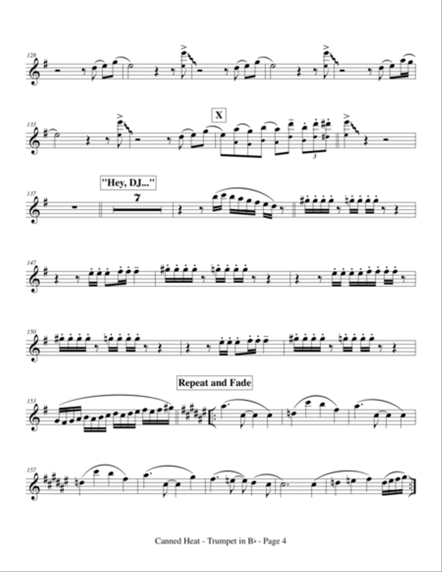 Canned Heat Small Ensemble scores gallery preview page 6