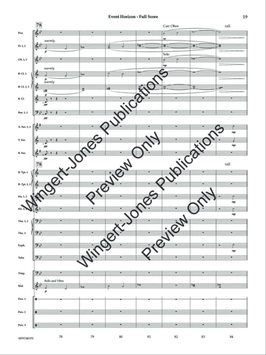 Event Horizon (Score) Event Horizon (Score) Concert Band scores gallery preview page 20