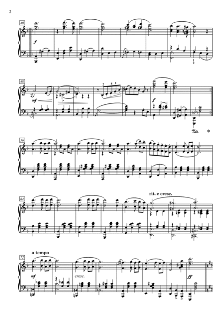 Waltz No. 3 Piano scores gallery preview page 2