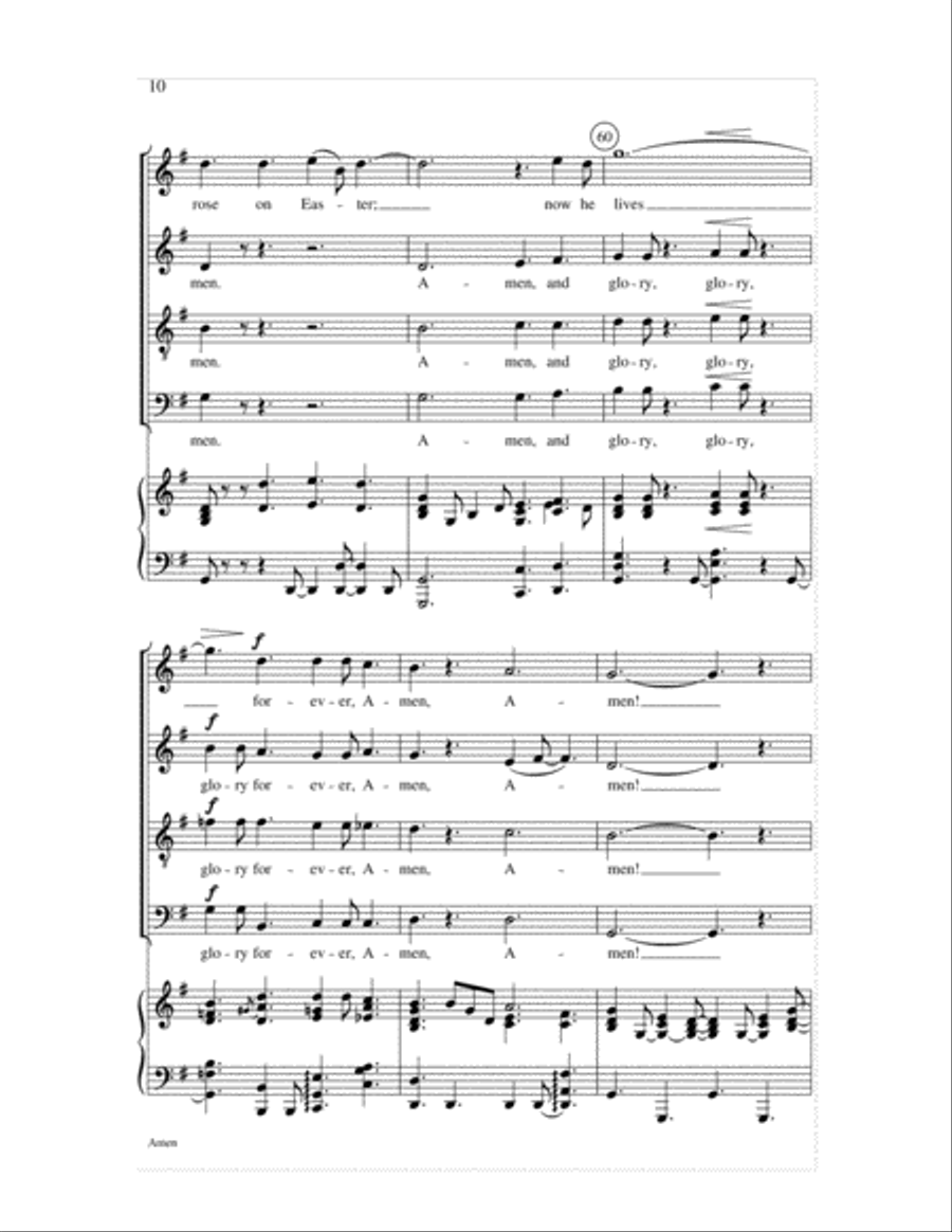 Amen 4-Part scores gallery preview page 10
