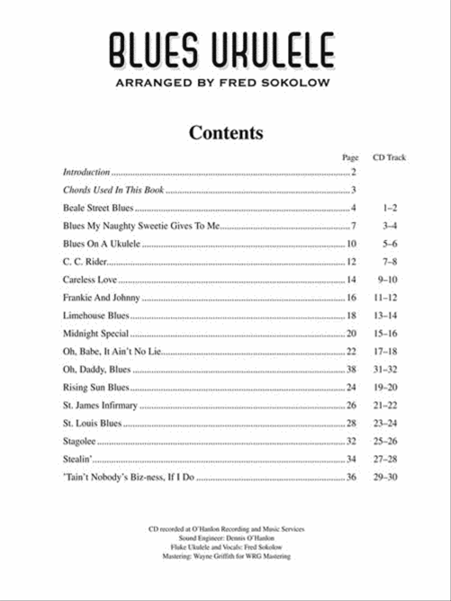 Blues Ukulele Ukulele scores gallery preview page 3