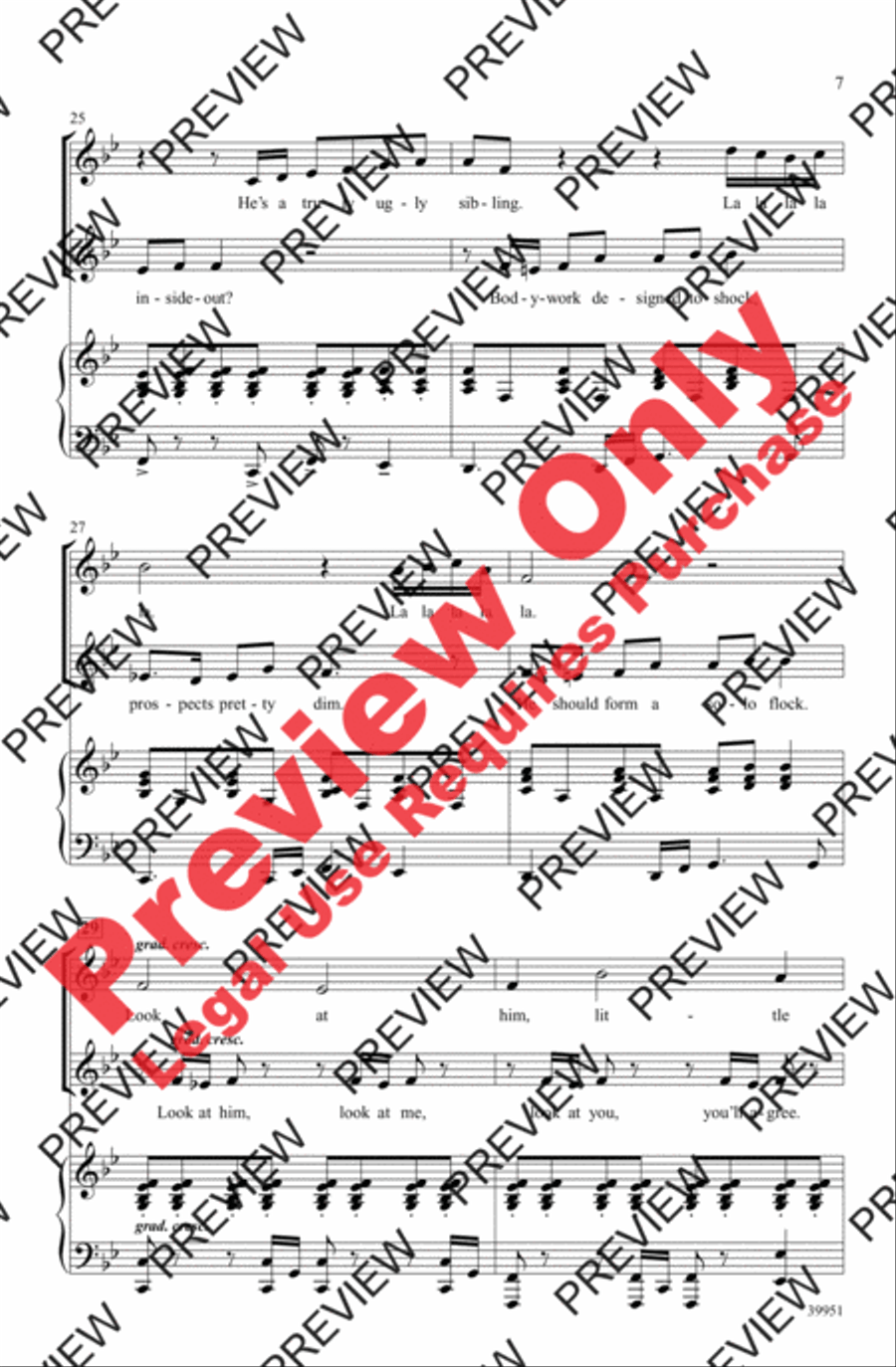 Honk! - SoundTrax CD (CD only) Choir scores gallery preview page 6
