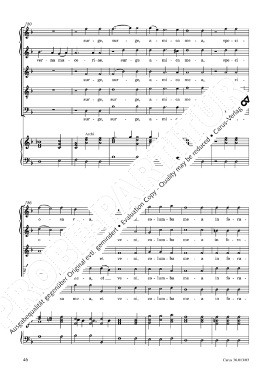 Membra Jesu nostri SSATB scores gallery preview page 47