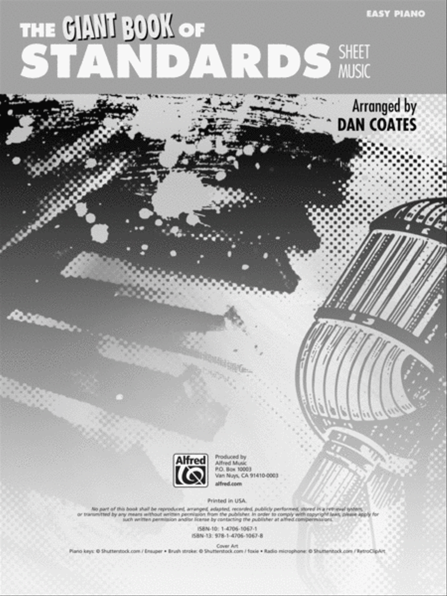 The Giant Book of Standards Sheet Music Easy Piano scores gallery preview page 2