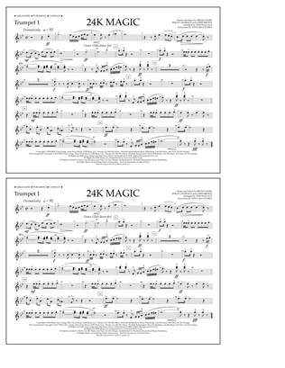 Book cover for 24K Magic - Trumpet 1