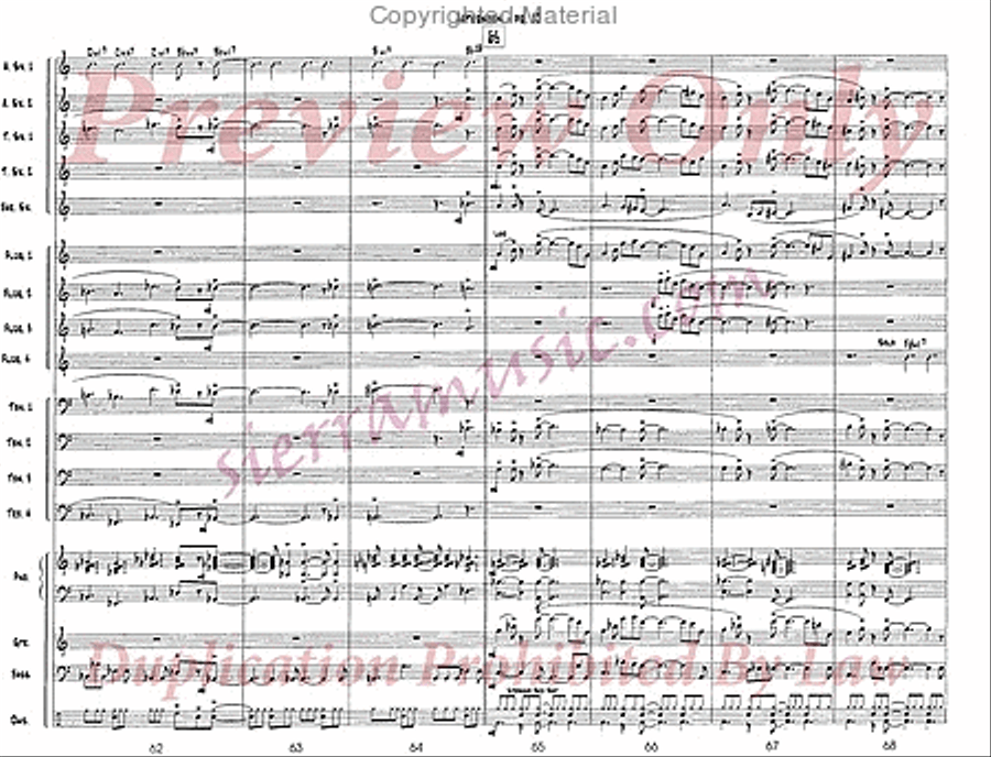 Afternoon Jazz Ensemble scores gallery preview page 11