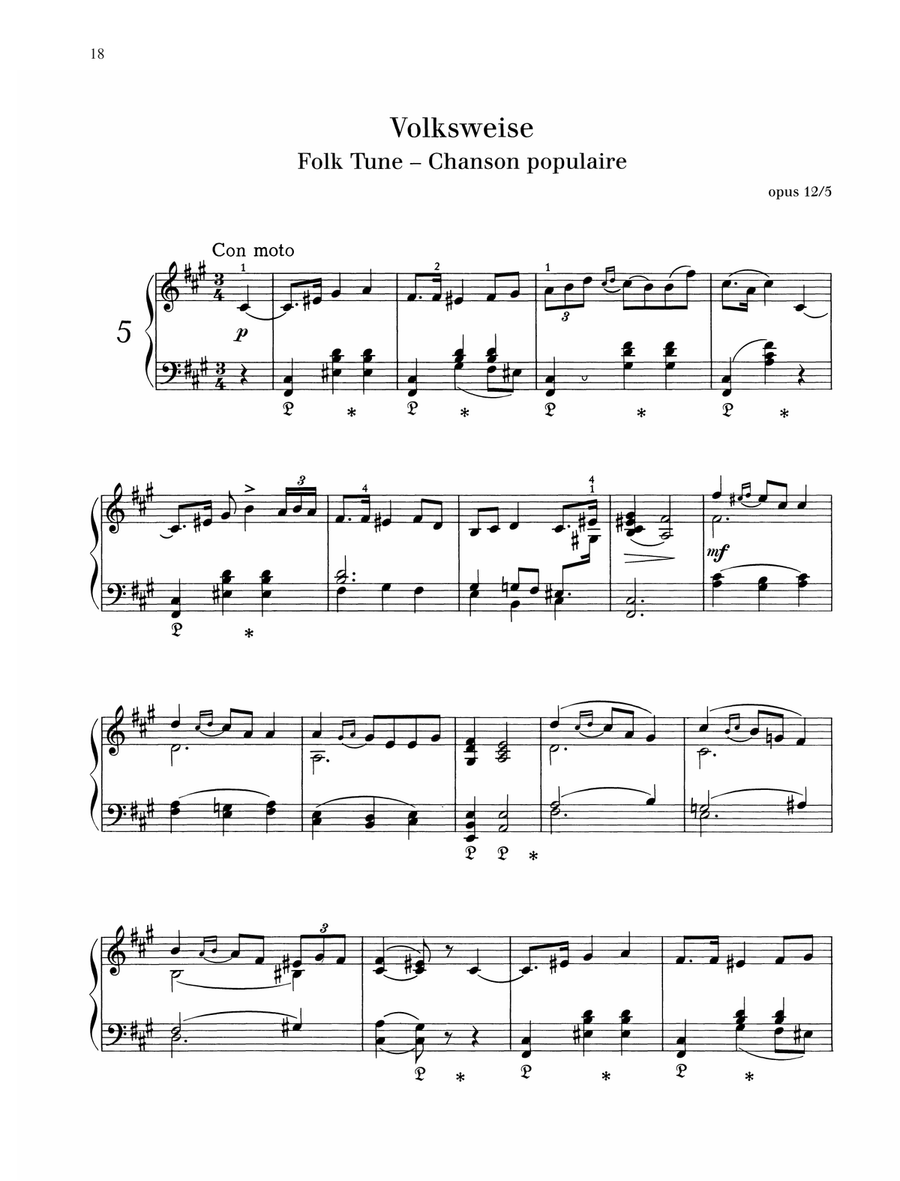 Folk Tune F-sharp minor