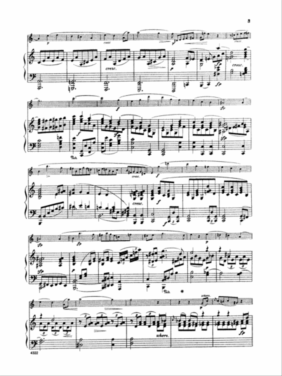 Three Romances, Op. 94 Piano Accompaniment scores gallery preview page 4