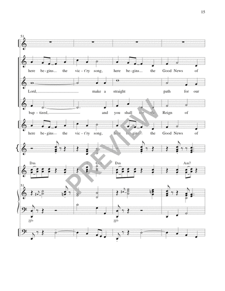 The Song of Mark - Full Score
