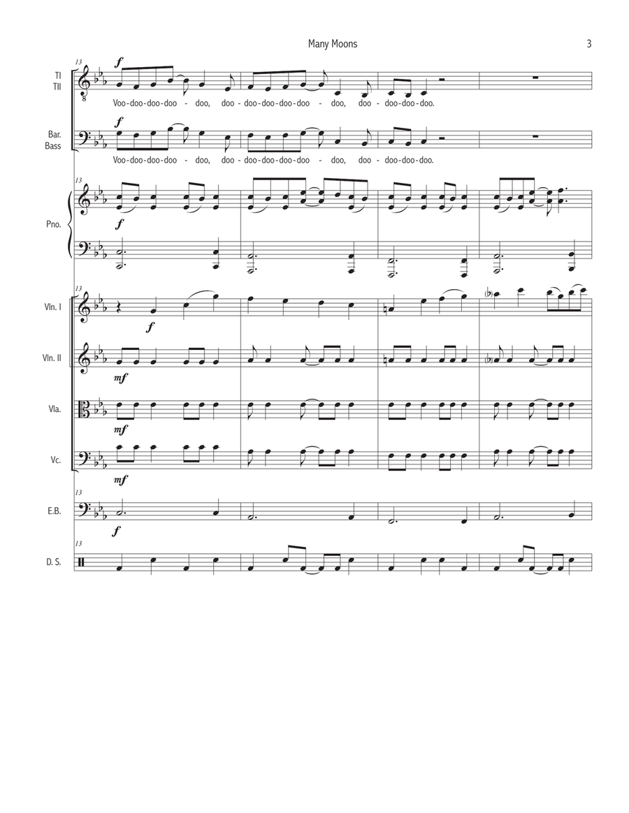 Many Moons Many Moons Large Ensemble scores gallery preview page 3