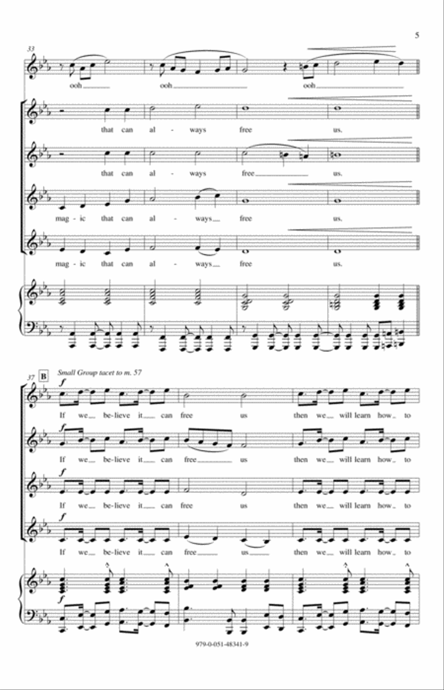 Feel Your Spirit Sing SSAA scores gallery preview page 5