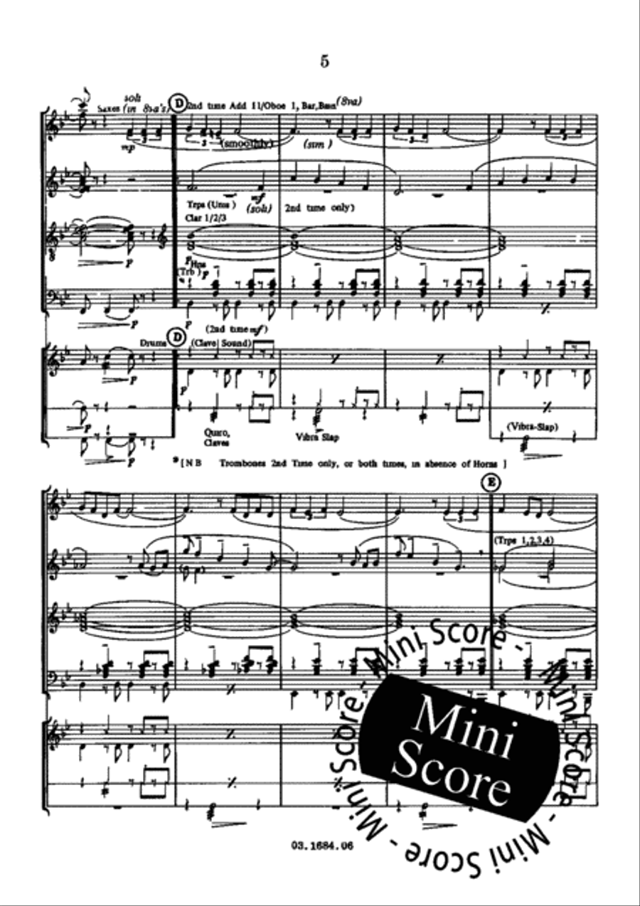 Can't take my Eyes off You Big Band scores gallery preview page 9
