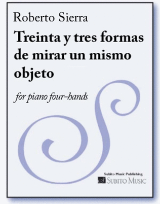 Book cover for Treinta y tres formas de mirar un mismo objeto (Thirty-three ways to look at the same object)