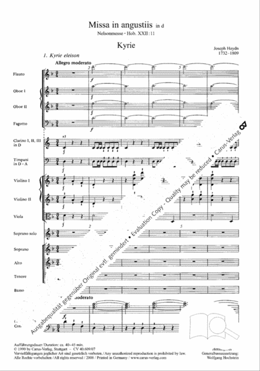 Missa in Angustiis