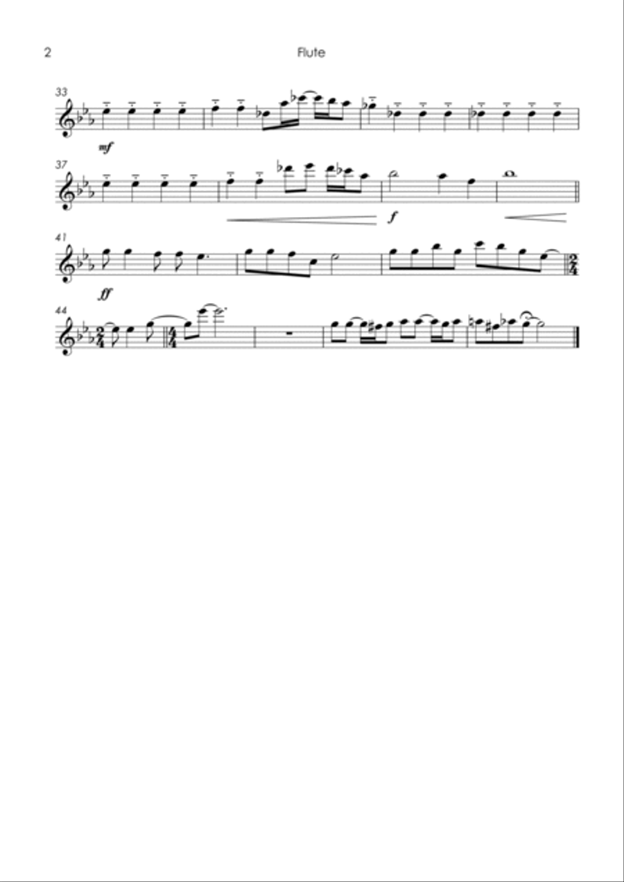 Lady Madonna Woodwind Quintet scores gallery preview page 4