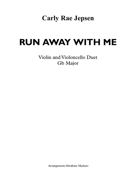Run Away With Me image number null