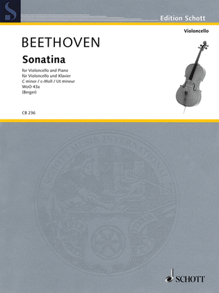 Book cover for Ludwig van Beethoven - Sonatina, WoO 43a